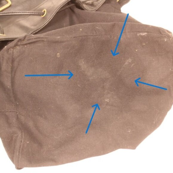 Vintage Virginia Slims Leather Backpack - Picture 16 of 16